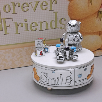 Cornici in argento: Carillon Orsetto Calcio forever friends Argento