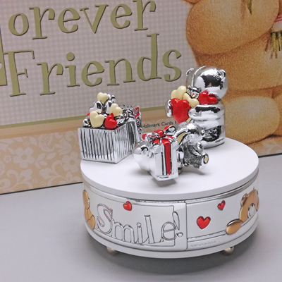 Cornici in argento: Carillon Orsetto Cuori forever friends Argento