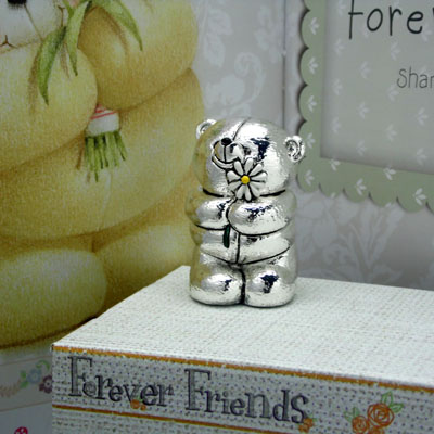 Cornici in argento: Bomboniera Orsetto Margherita h.6cm Argento Forever Friends