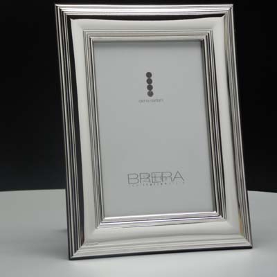 Cornici in argento: Cornice Brera Linea Stripes 10x15 in Argento