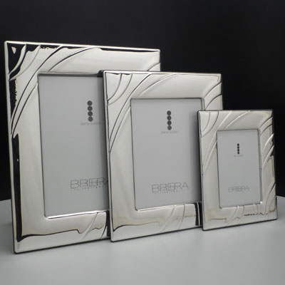 Cornici in argento: Cornice Brera Linea Drappi 10x15 in Argento