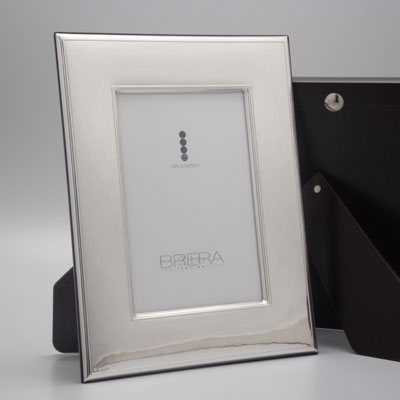 Cornici in argento: Cornice Brera Linea Milord 10x15 in Argento