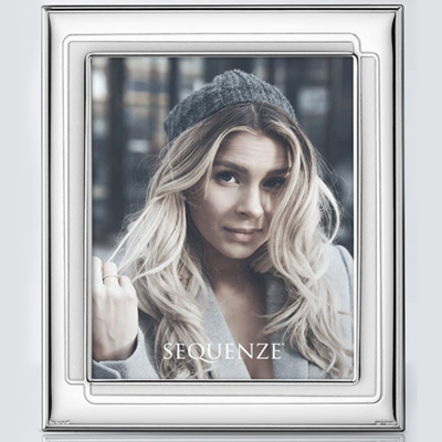 Cornici in argento: Cornice Sequenze Linea Textile Argento