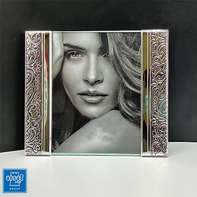 Cornici in argento: Cornice Giorno Laminato Argento Arte Floreale