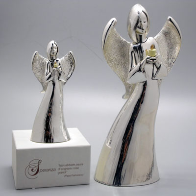 Cornici in argento: Angelo speranza by Sequenze in Argento h.cm.9