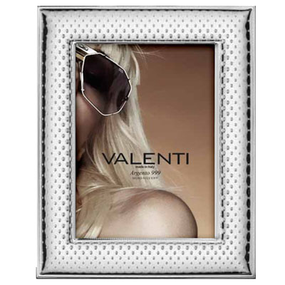 Cornici in argento: CORNICE LINEA BOLLE RETT. LAMINATO 15x20 -3445-
