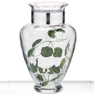 Cornici in argento: Vaso Anfora Linea Bolle Fascia h.30 -3445-