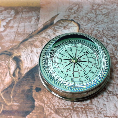 Cornici in argento: Bussola Nautica a Liquidi Sheffield D.Cm.08 - 3445 - 